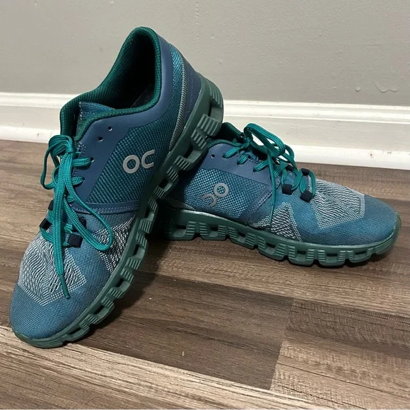 On Running Shoes On Running Mens 85 Cloud X Storm Tide